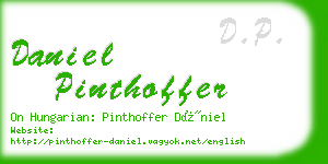 daniel pinthoffer business card